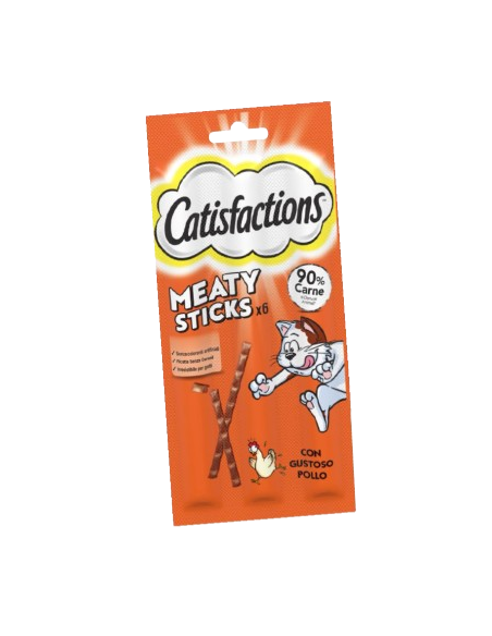 Catisfaction Meaty Stick Pollo 6 x5 gr- Snack per gatti.