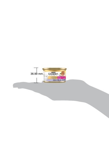 Gourmet Gold Gattini Mousse Vitello gr 85. Mangime Per Gattini