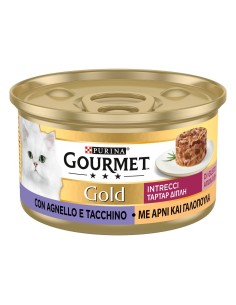 Gourmet Gold Intrecci Di Gusto Agnello e Tacchino gr 85. Mangime Per Gatti