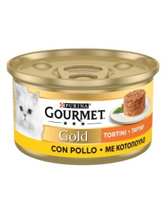 Gourmet Gold Tortino Pollo gr 85. Alimento Per Gatti