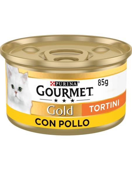 Gourmet Gold Tortino Pollo gr 85. Alimento Per Gatti