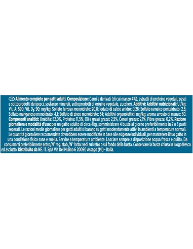 Gourmet Perle Trionfo Di Salsa Con Manzo gr 85. Mangime Umido Per Gatti.