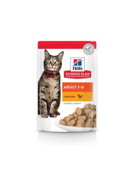 Hill's Feline busta Adult Pollo  GR.85 . Cibo Umido per gatti.