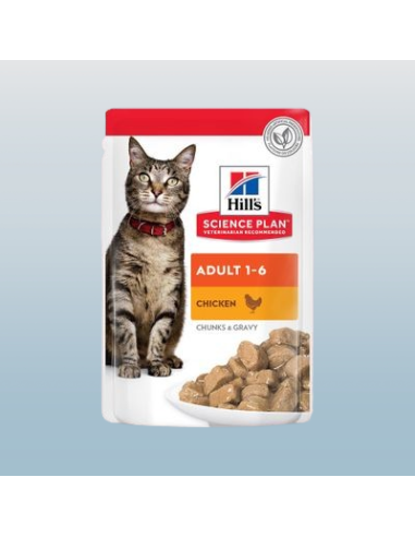 Hill's Feline busta Adult Pollo  GR.85 . Cibo Umido per gatti.