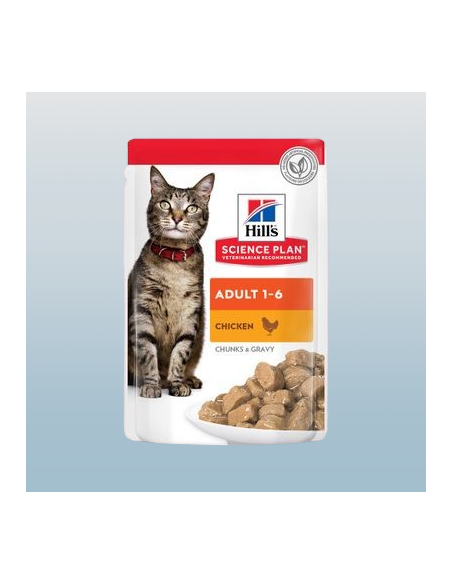 Hill's Feline busta Adult Pollo  GR.85 . Cibo Umido per gatti.