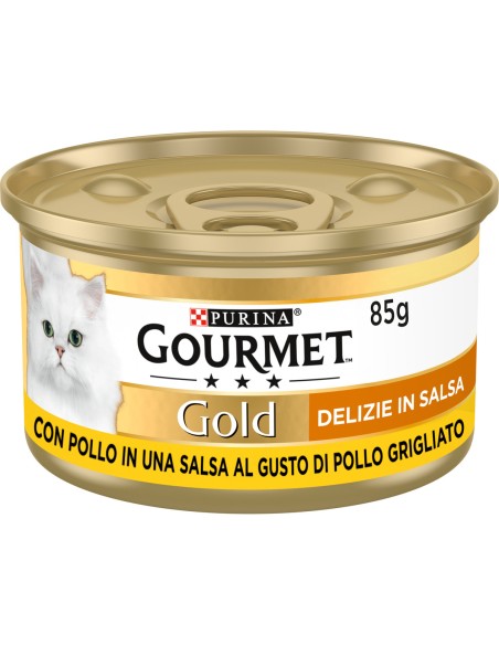 Gourmet Gold Delizie In Salsa Di Pollo Gr 85. Mangime Per Gatti