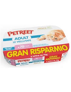 Petreet Natura Le Vellutate Tonno  Multipack 6 Promo. Cibo Umido Per Gatti. 2