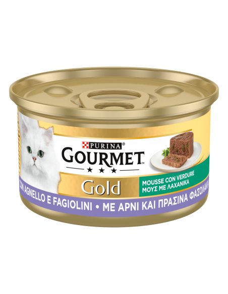 Gourmet Gold Agnello e Fagiolini gr 85. Mangime Per Gatti