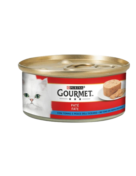 Gourmet Tonno e Nasello gr 195. Mangime Umido Per gatti