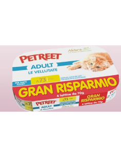 Petreet Natura Le Vellutate Pollo Multipack 6 pezzi. Cibo Umido Per Gatti. 2