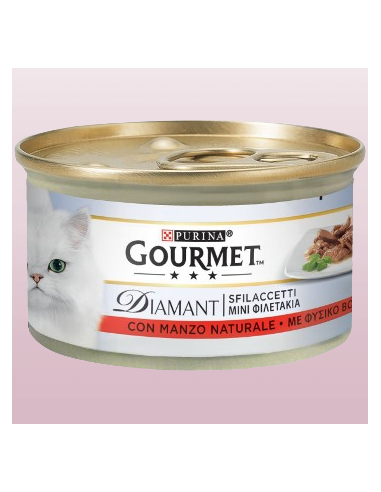 Diamant Manzo Prelibato Gr 85. Cibo Umido Per Gatti