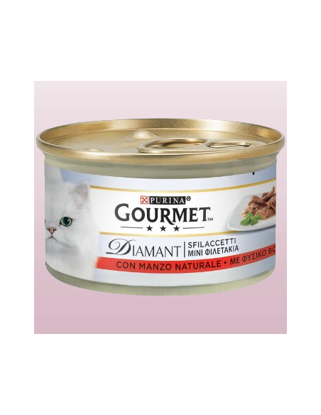 Diamant Manzo Prelibato Gr 85. Cibo Umido Per Gatti