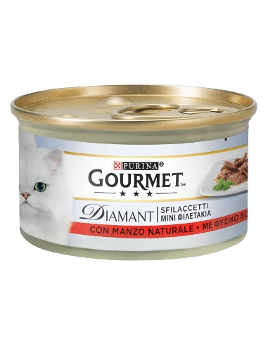 Diamant Manzo Prelibato Gr 85. Cibo Umido Per Gatti