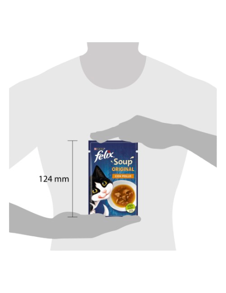 Felix Soup Pollo gr 48. Mangime Per Gatti