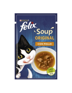Felix Soup Pollo gr 48. Mangime Per Gatti 2