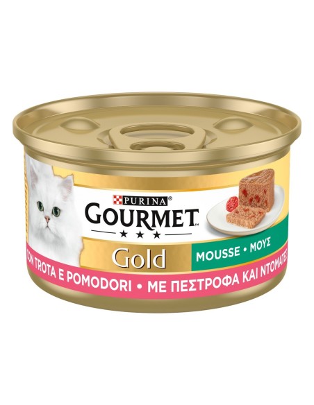 Gourmet Gold Trota e Pomodorini Gr 85 . Alimento Per Gatti
