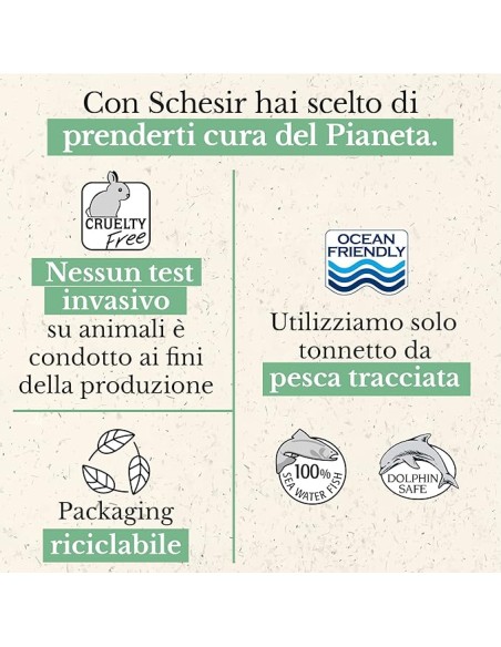 Schesir Tonnetto con Alicette Gr.85 Cibo Umido per Gatti