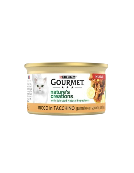 Gourmet Nature's Creations Tacchino e Pastinaca gr 85.Mangime Per Gatti