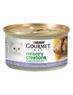 Gourmet Nature's Creations Agnello Pomodori e Pastinaca gr 85. Mangime Per Gatti