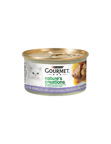 Gourmet Nature's Creations Agnello Pomodori e Pastinaca gr 85. Mangime Per Gatti