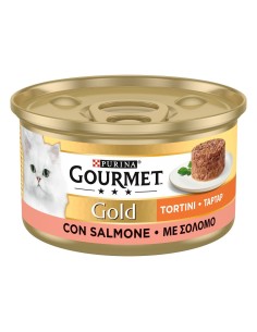 Gourmet Gold Tortino Salmone gr 85. Alimento Per Gatti 2