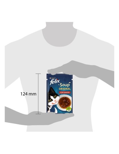 Felix Soup Manzo GR 48. Mangime Per Gatti.