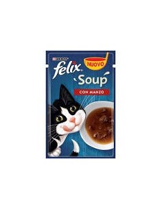 Felix Soup Manzo GR 48. Mangime Per Gatti. 2