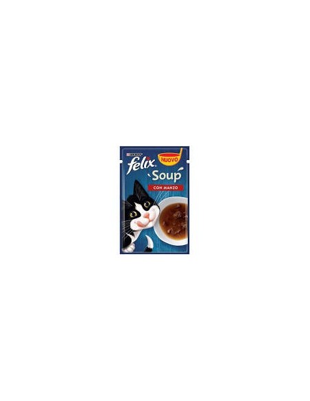 Felix Soup Manzo GR 48. Mangime Per Gatti.