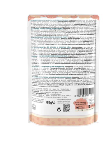 Schesir Cat Busta Kitten Filetti Di Pollo In Jelly Gr 85. Alimento Per Gatti