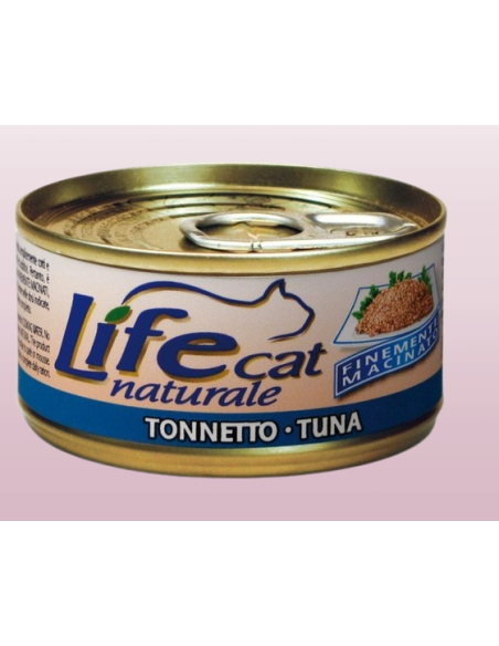 Life Cat Tonnetto Fin. Macinato gr 85. Cibo Umido Per Gatti