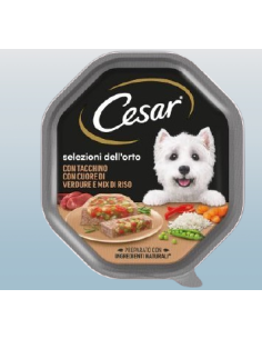 Cesar Selezione dell'Orto Tacchino Con Cuore Di Verdure Riso Gr150  Alimento  Per Cani 2
