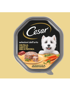 Cesar Selezione Dell'Orto Pollo Carote Erba  di Provenza gr. 150 . Alimento  Per Cani 2