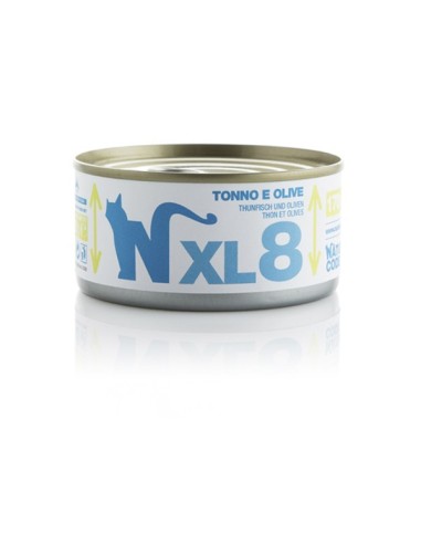 Natural Code XL 8 Tonno e Olive Gr.170 Cibo Umido per Gatti Adulti