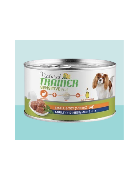 Trainer Sensitive Plus Mini Coniglio gr 150. Cibo Umido Per cani