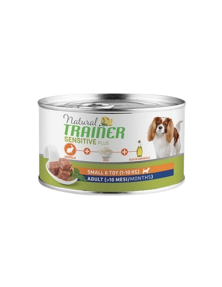 Trainer Sensitive Plus Mini Coniglio gr 150. Cibo Umido Per cani