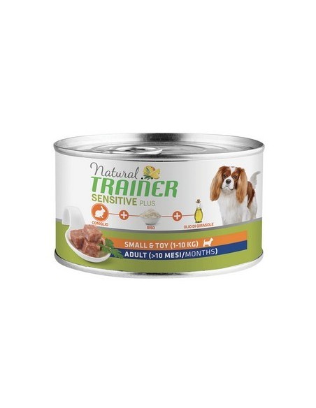 Trainer Sensitive Plus Mini Coniglio gr 150. Cibo Umido Per cani
