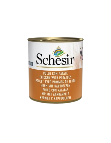 Schesir Pollo e Patate gr 285. Cibo Umido Per Cani.