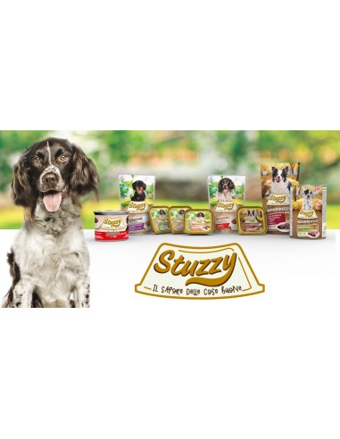 Mister Stuzzy, Cibo Umido per Cani Adulti al Gusto Trippa, Paté e Carni in Pezzi