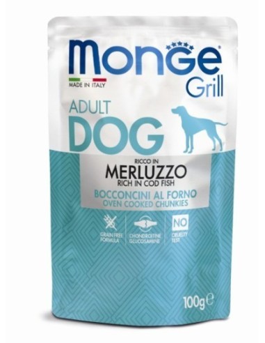Monge Busta Grill Merluzzo gr 100. Alimento Per Cani