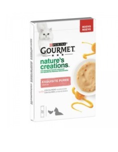 GOURMET NATURE'S CREATIONS exquisite puree SALMONE E CAROTE 5X10 GR. 2