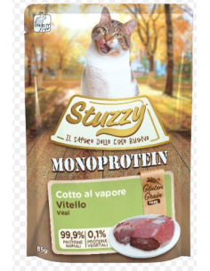 Stuzzy Cat Monoproteico Vitello Fresco gr 85. Mangime Per Gatti