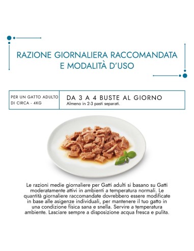 Gourmet Perle Filetti Con Coniglio gr 85. Cibo Umido per gatti