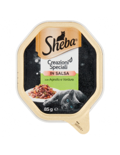 SHEBA CREAZIONI SPECIALI IN SALSA AGNELLO E VERDURE GR.85