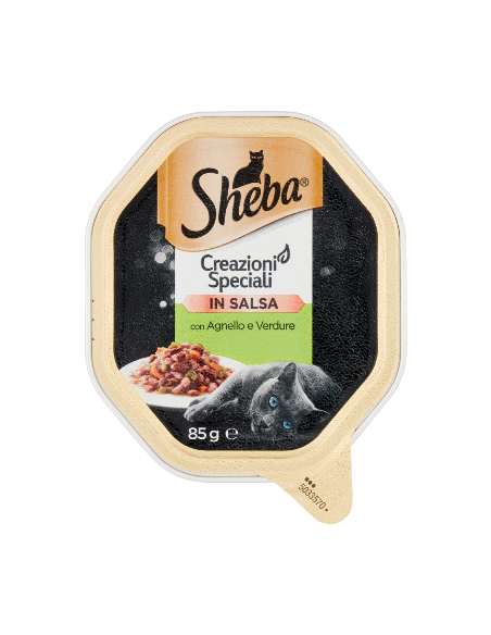 SHEBA CREAZIONI SPECIALI IN SALSA AGNELLO E VERDURE GR.85