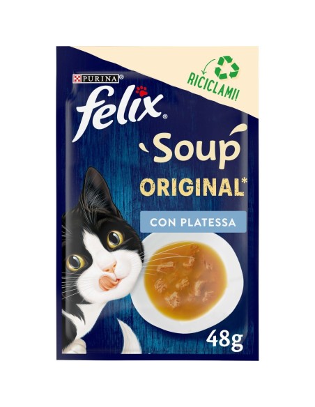 Felix Soup Platessa gr 48. Mangime Per Gatti