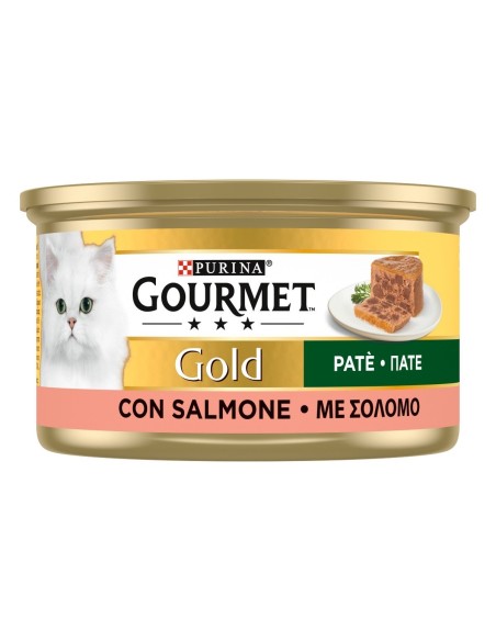 Gourmet Gold Patè Con Salmone gr 85. Mangime Per Gatti