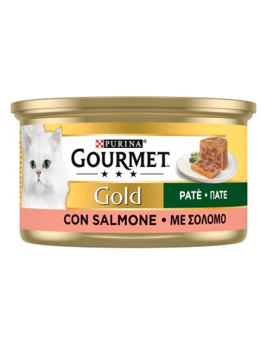 Gourmet Gold Patè Con Salmone gr 85. Mangime Per Gatti