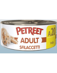 Petreet Adult Sfilaccetti Pollo gr 70.A20  Cibo Umido Per Gatti 2