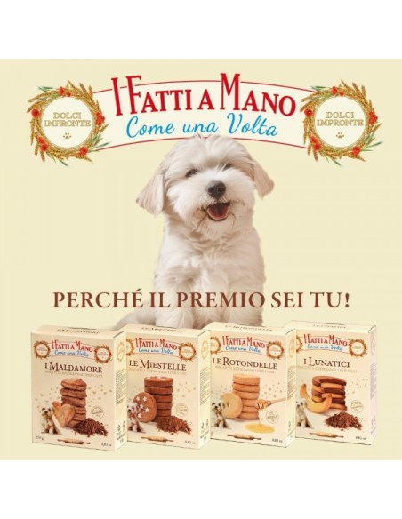 I Lunatici gr 250 Dolci Impronte . Snack per cani