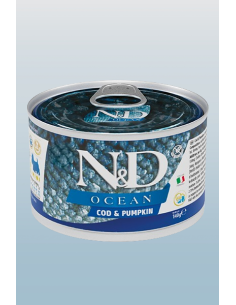 Natural and Delicious Ocean Merluzzo e Zucca gr 140. Cibo Umido per cani